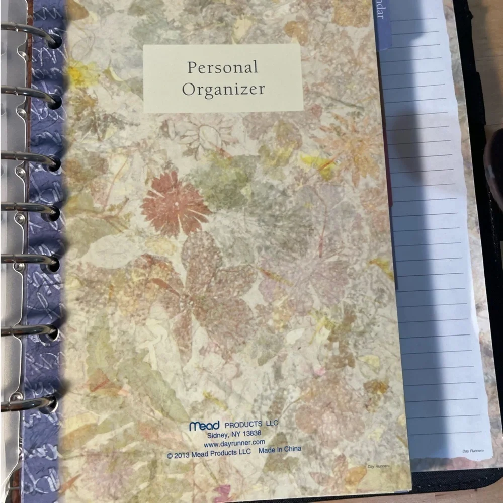 Day Runner Nylon Organizer Binder